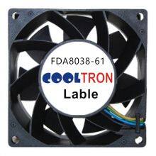 FDA8038-61 Series AC-DC Axial Fans 80x80x38mm | Cooltron Fans