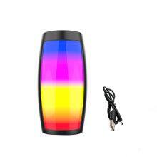 Portable Gift Outdoor Smart Mini Dj Party Bass Wireless Sound Led Colorful Light Pulse Portable Speaker thumbnail-1