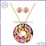 Fashion Jewelry Set Copper Enamel Jewelry thumbnail-2