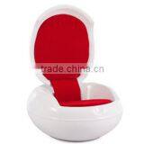 Replica European Style Relaxing Fiberglass Material Upholstery Fabric Garden Egg Chair by Peter Ghyczy thumbnail-4