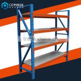 Wholesale shelf mixture color custom adjustable tier iron storage rack