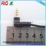 10cm 90 Degree 4 Poles 4C Male to Female 3.5mm TRRS Audio Cable thumbnail-4