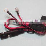 UL SPT -2 18 AWG Cable With SAE Plug to 15 A Battery Clip Cable Assembly thumbnail-3