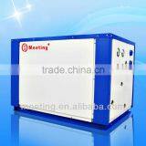 ground water heat pump for floor heating and cooling, hot water for low temp climate