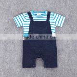 100% Cotton British Style Kids Romper Suit Stripe Gallus Infant Romper Toddlers Clothing Newborn Baby Romper thumbnail-6