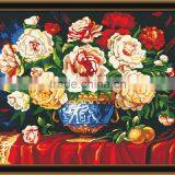 DIY Digital Oil Painting by Numbers Flower Oil Painting for Living Room thumbnail-1