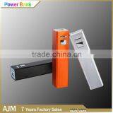 Free sample Mini2600mah gift power bank manufacturer Promotional Perfume Power Bank