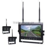 8languages Selectabl Digital Wirless Rear View Camera for Heavy Duty Truck ,Forklift With Good Night Vision 7" 4CH Quad Monitor thumbnail-1