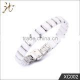 Fashion high quality stainless steel ceramic bracelet wholesale