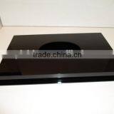 Customized Rugby Ball Display Case Full Size Acrylic With Black Acrylic Base thumbnail-3