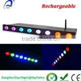 Wi-Bar 8x 3W Tri-color LED Par 64 Stage Lighting Projector for Bar Wedding Disco Effect Light Led