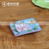 Portable Hand Painted Ceramic Hotel Ashtray Custom thumbnail-3