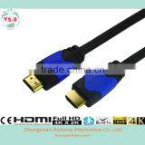 Dual Color Moulded HDMI Cable With Ethernet and Gold Connector Support 3D and 4k ,TV,player, thumbnail-5