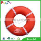 Partypro 2015 Ningbo High Quality Custom Logo Promotional PU Life Ring Stress Toy thumbnail-1