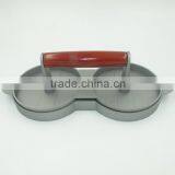 EU FDA Food Grade Manual Non Stick Layer Metal Aluminium Alloy Hamburger Press thumbnail-1