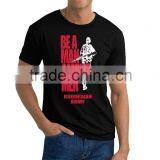 Custom T Shirt With Silk Screen Print and Combed Soft Cotton thumbnail-1