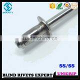 QUALITY FACTORY HIGH SHEAR AND TENSILE STRENGTH 316 STAINLESS STEEL UNI-GRIP BLIND POP RIVETS thumbnail-5