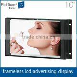 FlintStone Loop Video 10 Inch Frameless Lcd Advertising Display