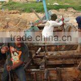 OLD PAINTED TEAK BOAT thumbnail-2