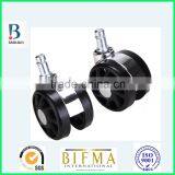 BL Swivel Electroplated 2.5 Inch Nylon Furniture or Medical Caster Wheels With Steel Grip Ring thumbnail-5
