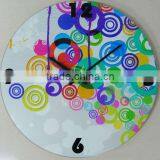 Glass Wall Clock, Fashion Clock, Home Decorative Clock thumbnail-1