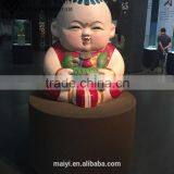 Chinese Folk Culture Art Silicone Sculpture of Clay Doll thumbnail-2