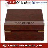 Valet Watch Box Twany Exterior With Gold Lock Supplier for Watch Box thumbnail-3