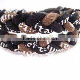 Power Triple Braided Ionic Titanium Balance Sport Baseball Necklace Quality Choice thumbnail-6