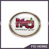 Advertising Oval Shape Printed Badges With Customized Logo/text/photo