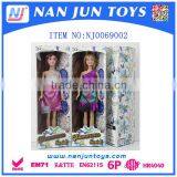 Hot Sale Pretty Dress Single Doll With Handbag and Shoes thumbnail-3