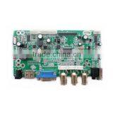 VGA+HDMI+2AV(IN)+1AV(OUT)+USB Input LCD Driver Board thumbnail-1