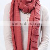 New fashion acrylic scarf knitted scarf