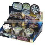 Metal Herb Grinder, 3 Layers Tobacco Grinder, Diameter 42mm, Revolver Bullet thumbnail-2