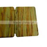 2015 Imitation Wood pu Leather Case for Mini Ipad thumbnail-1