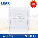 Anti Fire Plastic Modular Lighting Switch