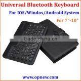 Tablet PC Universal Bluetooth Keyboard Buckle Leather Case Suit for Android Windos IOS System Bluetooth 3.0 thumbnail-1