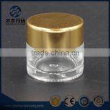 10ml Golden Screw Cap Clear Glass Cosmetic Cream Jar thumbnail-2