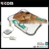 Hub Usb Mouse Pad With Blue Light,usb Hub Mouse Pad Custom Printed--MP207