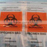 high quality speciman Bag Medical Biohazard Bag