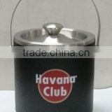 Promotional Double Wall Stainless Steel Ice Bucket / Barware