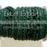 Stitched Leather Cords Red