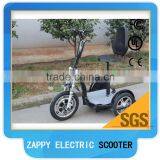 2015 Hot Sale Zappy Scooter Three Wheel Electric Scooter 350W/500W(Green-TBZ01) thumbnail-5
