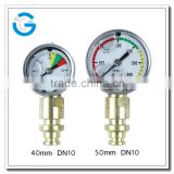 High quality 40mm 50mm stainless steel case mining pressure manometer