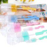 Hot Selling 2PCS Milk-Bottle Cleaning Brush/baby Bottle Cleaning Brush thumbnail-1