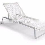 Simple Outdoor Rattan Furniture Sun Lounger - Poly Rattan Outdoor Sunbed thumbnail-4