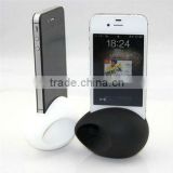 Egg Style Amplifier Silicone Horn Stand Speaker for iPhone 5 5G
