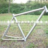 Titanium Bike Frame Titanium Cyclocross Bike Frame Tapered Headtube/V Brake/Breezer Dropouts/Fender and Carrier Mounts