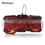 Factory USB Wired Game Ergonomic Keyboard With Colorful Backlit thumbnail-2