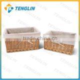 Set 2 Wholesale Wicker Storage Baskets thumbnail-1