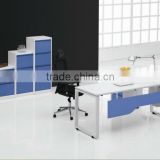 2012 Hot-sale Modern design wooden Office Executive Desk with metal legs TA001
